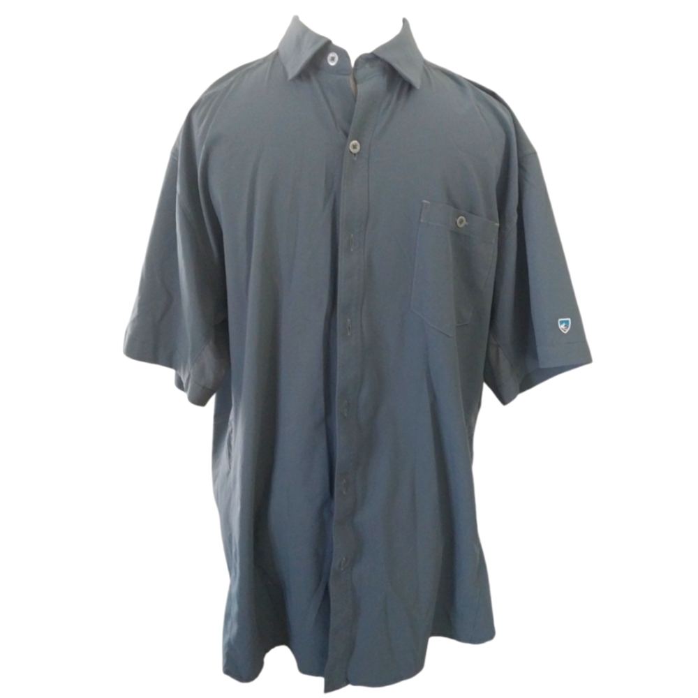 Kuhl Men's Shirt Button Up Gray XL